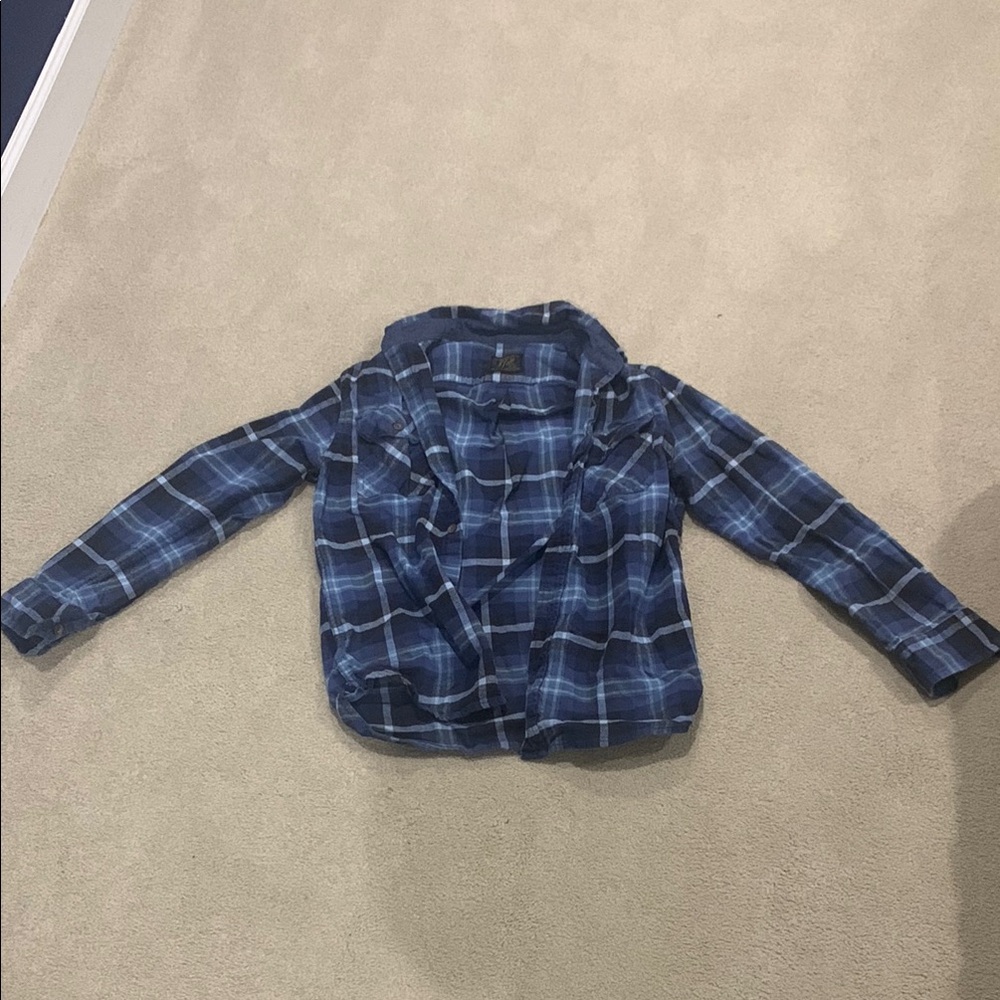 Blue Plaid Men's Flannel